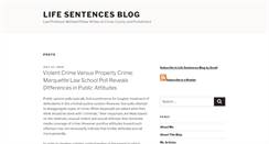 Desktop Screenshot of lifesentencesblog.com